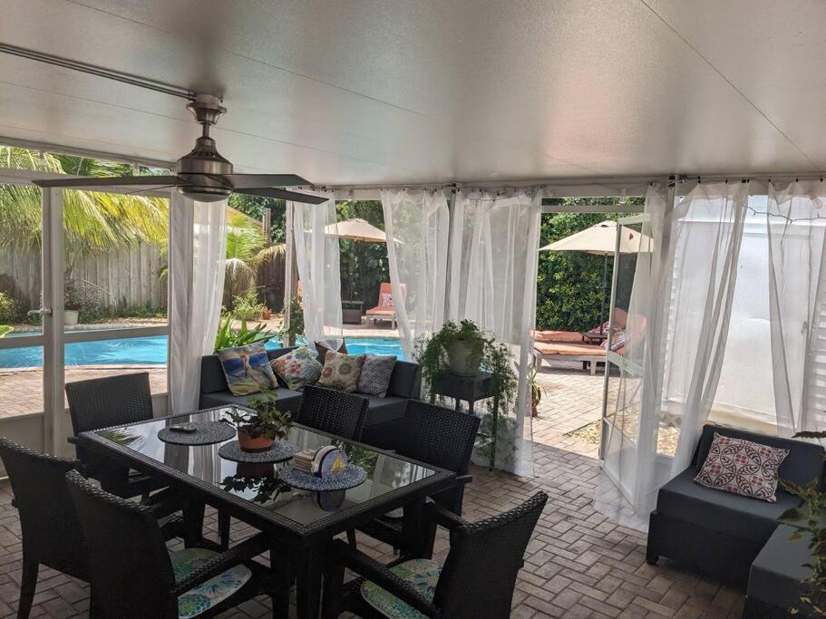 The Ave House- Private Oasis Retreat W/Heated Pool Villa Fort Lauderdale Exterior photo