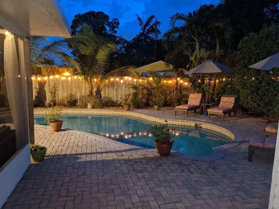 The Ave House- Private Oasis Retreat W/Heated Pool Villa Fort Lauderdale Exterior photo