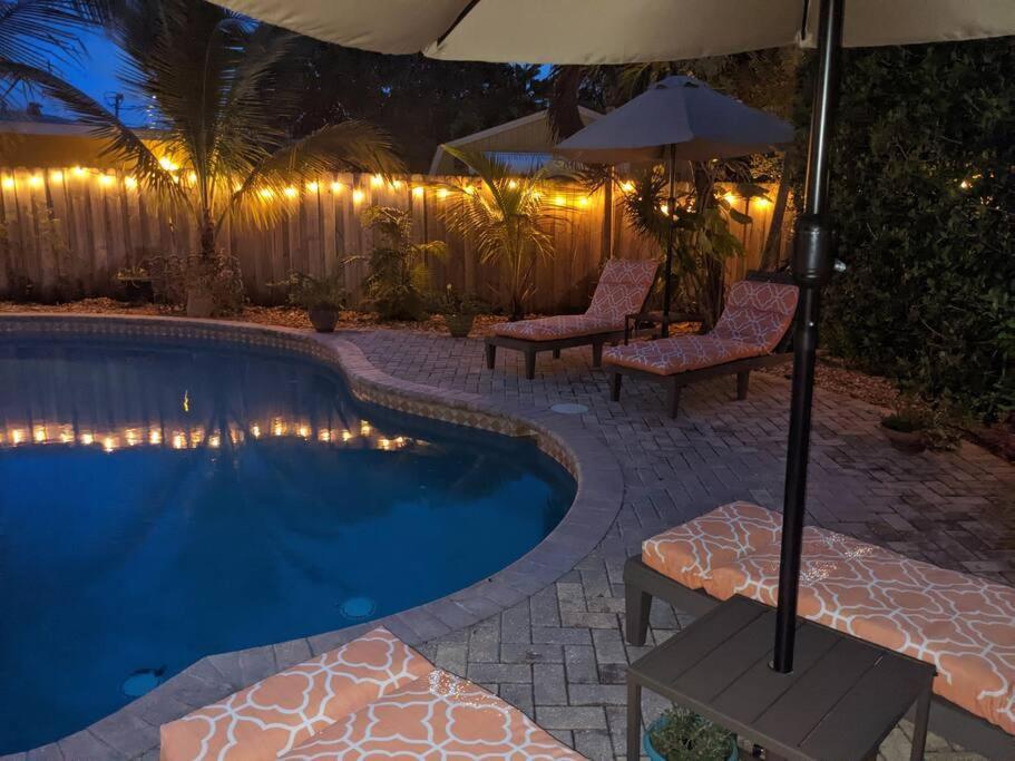 The Ave House- Private Oasis Retreat W/Heated Pool Villa Fort Lauderdale Exterior photo