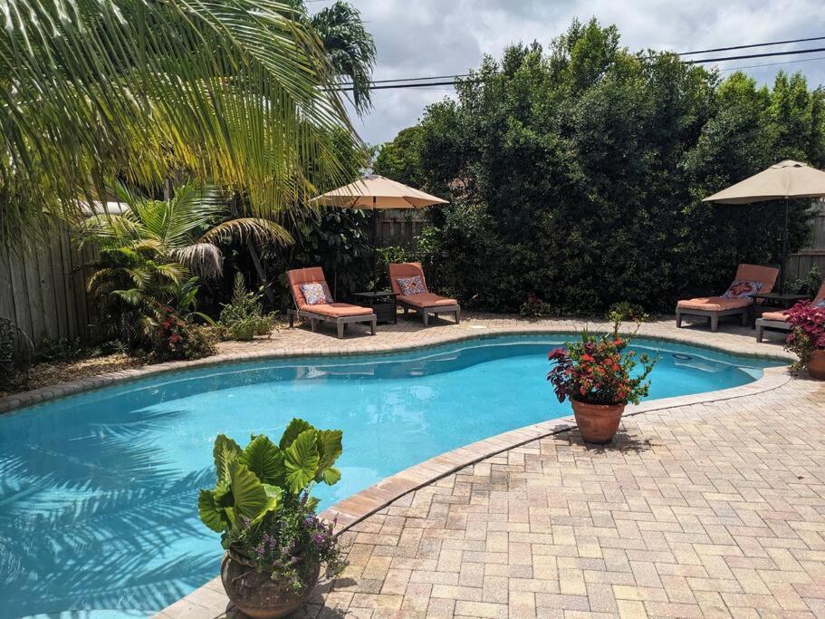 The Ave House- Private Oasis Retreat W/Heated Pool Villa Fort Lauderdale Exterior photo