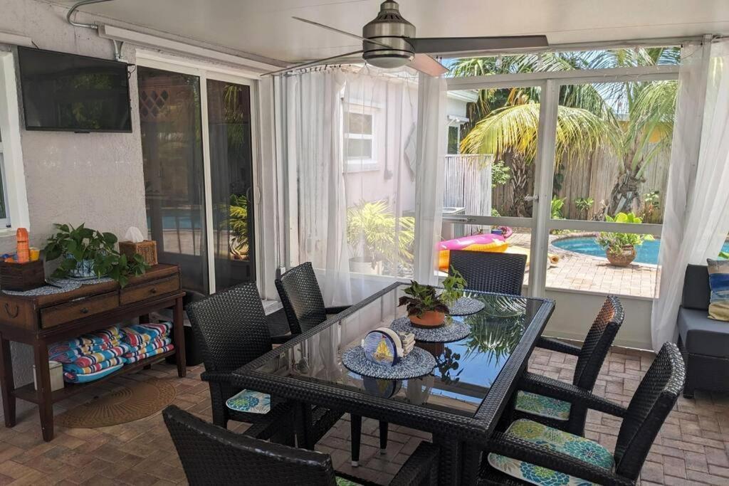 The Ave House- Private Oasis Retreat W/Heated Pool Villa Fort Lauderdale Exterior photo