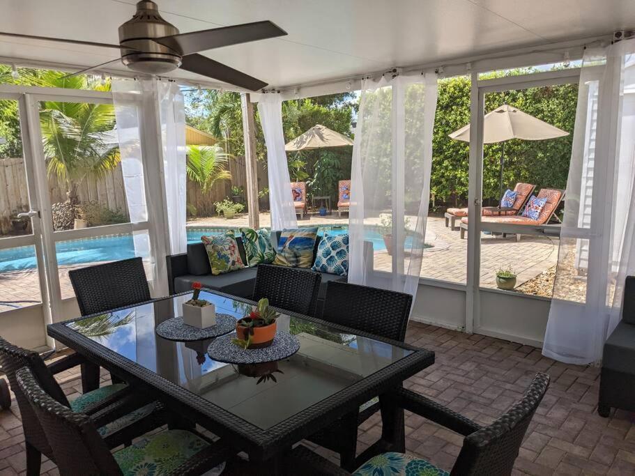 The Ave House- Private Oasis Retreat W/Heated Pool Villa Fort Lauderdale Exterior photo